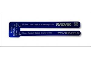 Radak brand Plastic Net Ruler